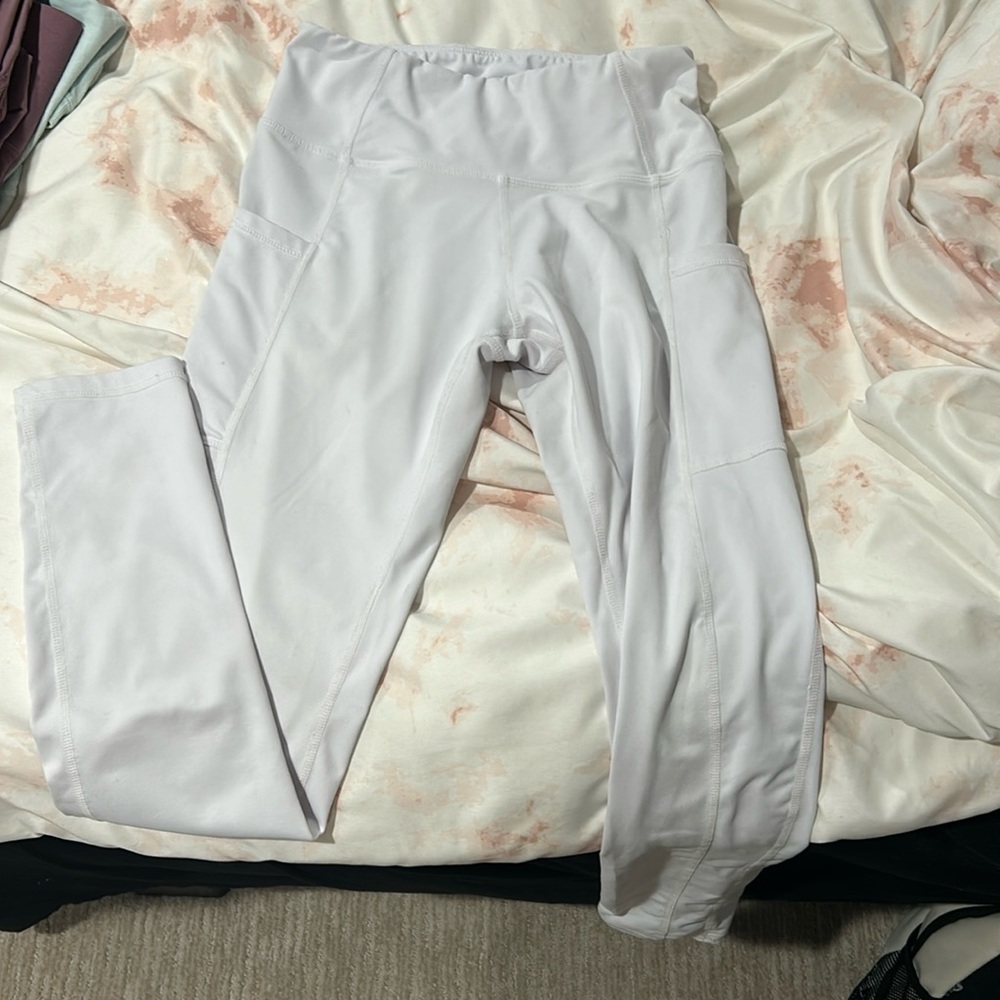 White leggings